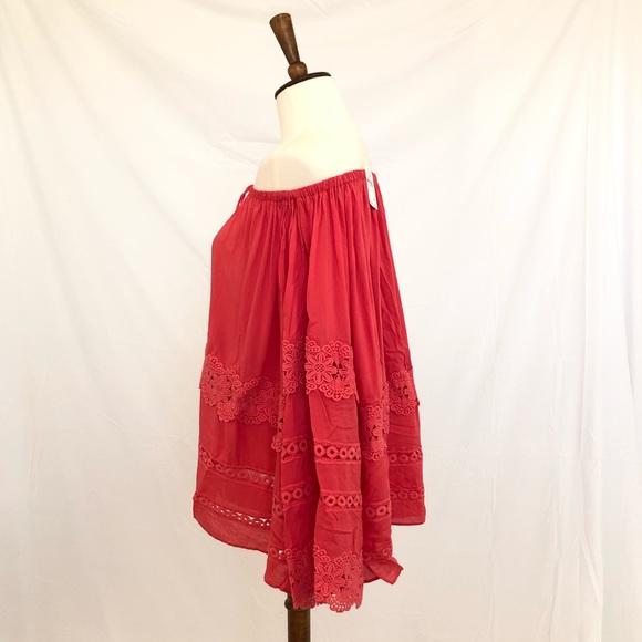 NWT Neiman Marcus Off The Shoulder Peasant Blouse - Picture 3 of 6